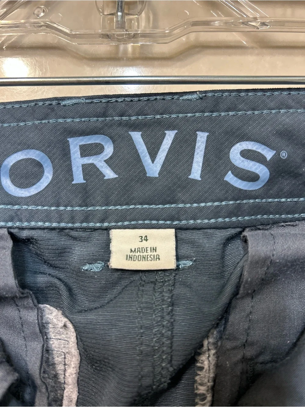 Orvis Outdoor Cargo Casual Lightweight Quick-Dry Recreational Men’s Shorts Sz 34